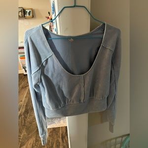 Free people movement  long sleeve crop top